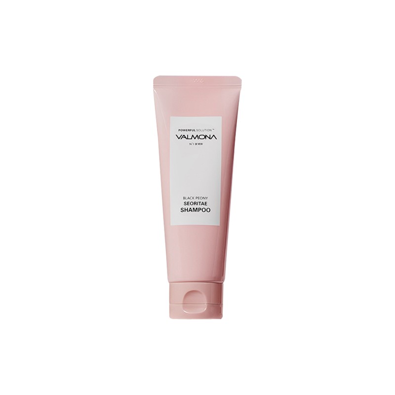 [VALMONA] Шампунь для волос ЧЕРНЫЙ ПИОН/БОБЫ Powerful Solution Black Peony Seoritae Shampoo, 100 мл