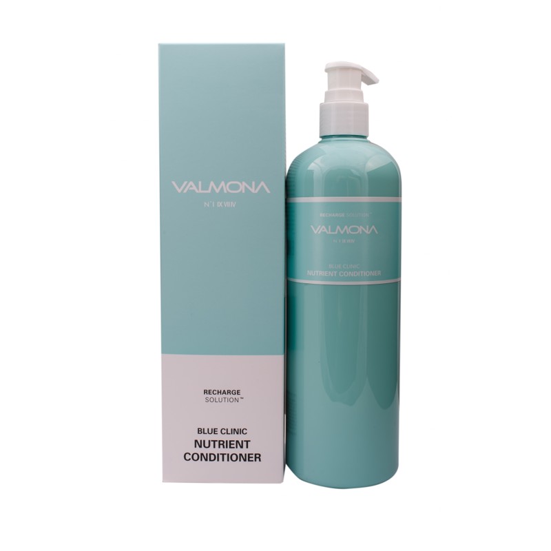 [VALMONA] Кондиционер для волос УВЛАЖНЕНИЕ Recharge Solution Blue Clinic Nutrient Conditioner,480 мл