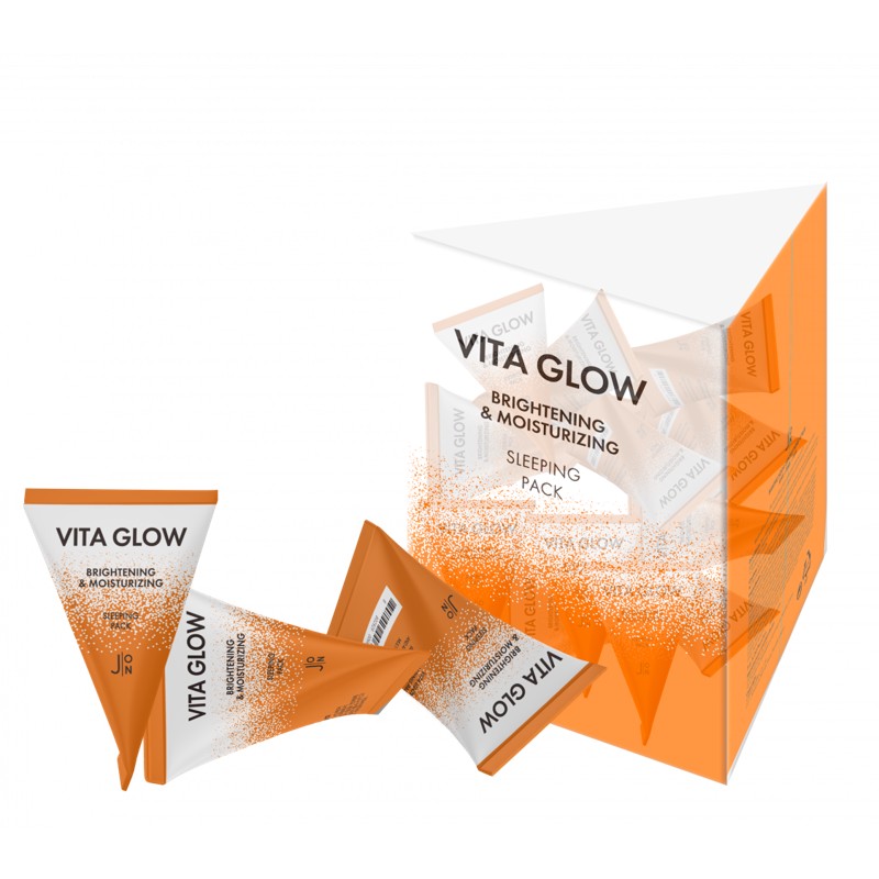 [J:ON] ВИТАМИНЫ НАБОР Маска для лица Vita Glow Brightening&Moisturizing Sleeping Pack, 20 шт * 5 мл