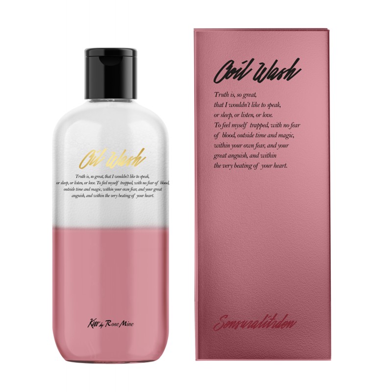 [KISS BY ROSEMINE] Гель для душа ДРЕВЕСНО-МУСКУСНЫЙ АРОМАТ Fragrance Oil Wash - Glamour Sensuality, 300 мл
