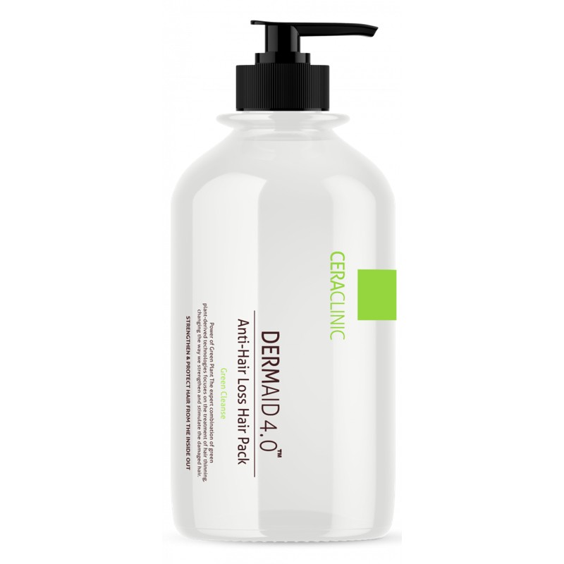 [CERACLINIC] Маска для волос ПРОТИВ ВЫПАДЕНИЯ DERMAID 4.0 Anti Hair Loss Hair Pack Green Cleanse, 1000 мл