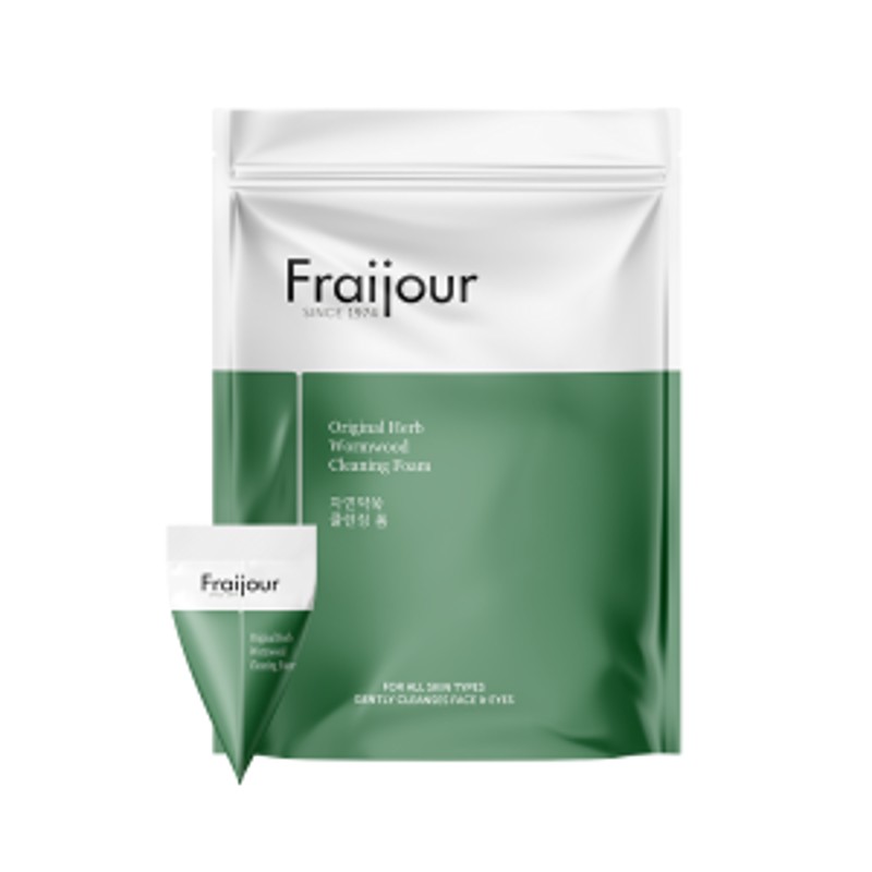 [FRAIJOUR] НАБОР Пенка для умывания РАСТИТЕЛЬНЫЕ ЭКСТРАКТЫ Original Herb Wormwood Cleansing Foam, 20 шт*5 мл