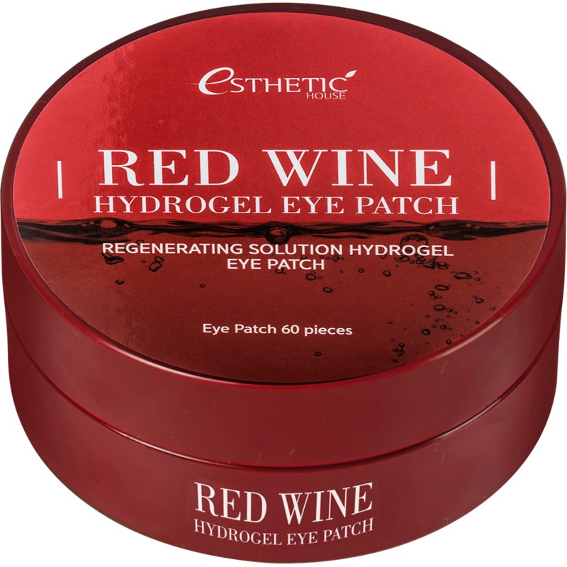 [ESTHETIC HOUSE] [ESTHETIC HOUSE] Гидрогелевые патчи для глаз КРАСНОЕ ВИНО Red Wine Hydrogel EyePatch, 60 шт