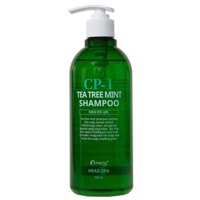 [ESTHETIC HOUSE] Шампунь для волос УСПОКАИВАЮЩИЙ CP-1 TEA TREE MINT SHAMPOO, 500 мл