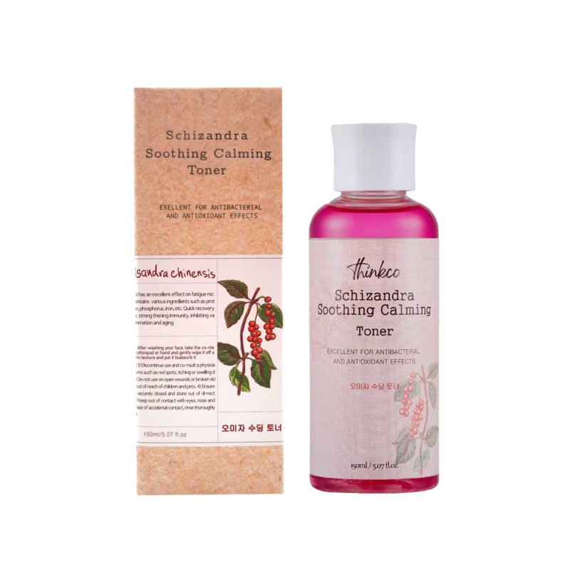 [THINKCO] Тонер для лица успокаивающий ЛИМОННИК Schizandra Soothing Calming Toner, 150 мл