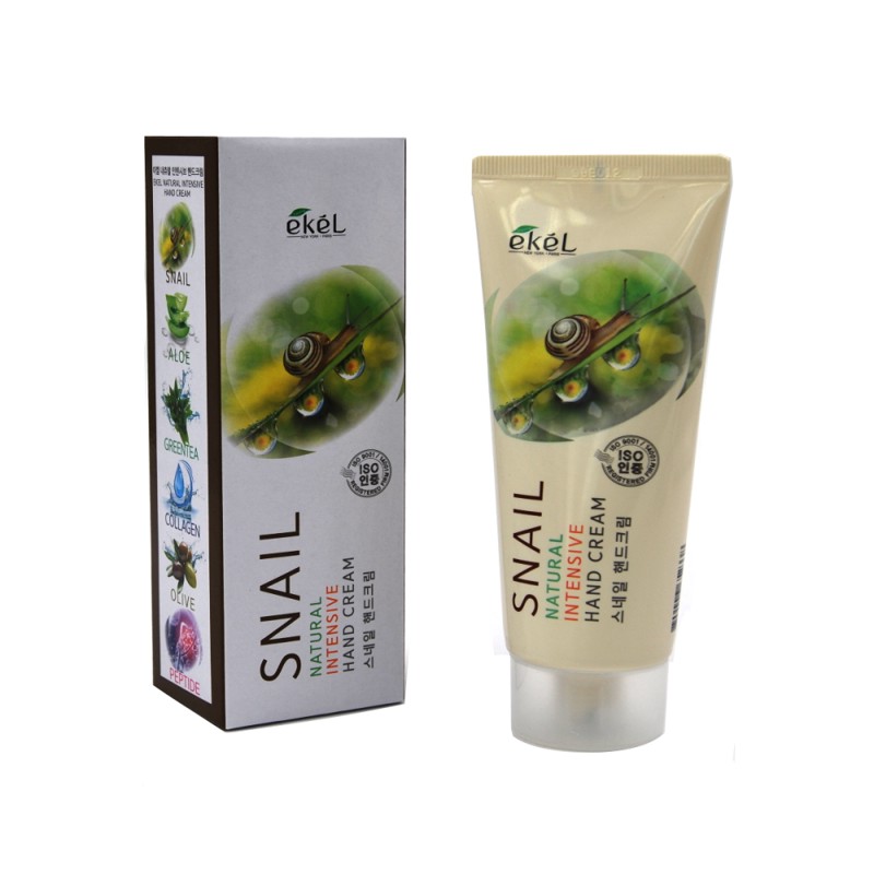 [EKEL] Крем для рук интенсивный МУЦИН УЛИТКИ Snail Natural Intensive Hand Cream, 100 мл