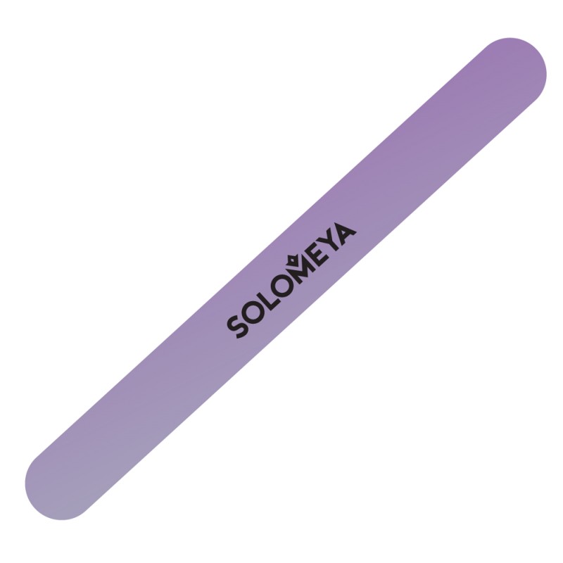 [SOLOMEYA] Пилка для натуральных и искусственных ногтей ЛАВАНДА Solomeya Lavander Mylar Nail File, 180/180 гр