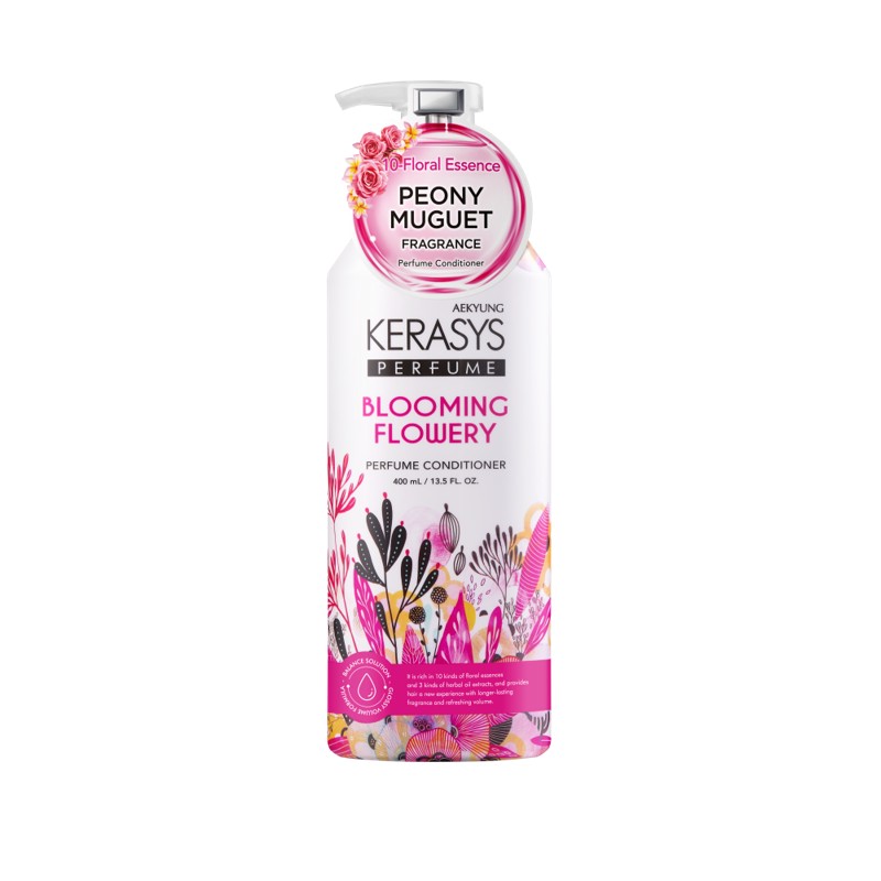 [KERASYS] Кондиционер для волос ФЛЕР Blooming Flowery, 400 мл