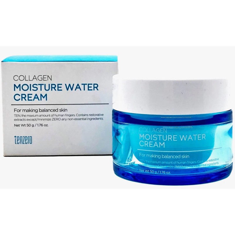 [TENZERO] Крем для лица КОЛЛАГЕН увлажняющий Collagen Moisture Water Cream, 50 гр