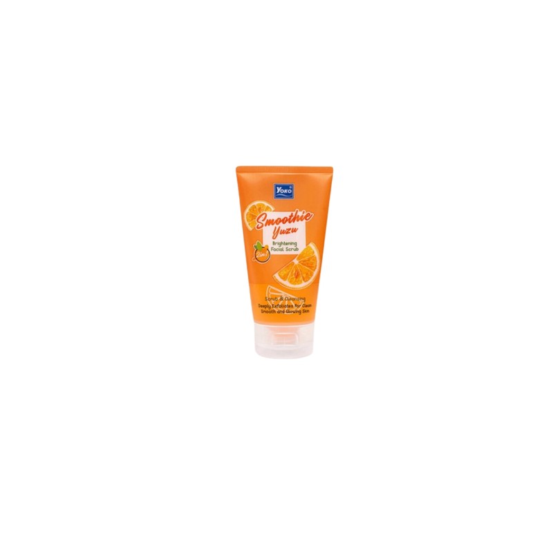 [YOKO] Скраб для лица осветляющий ЮДЗУ Smoothie Yuzu Brightening Facial Scrub, 100 мл