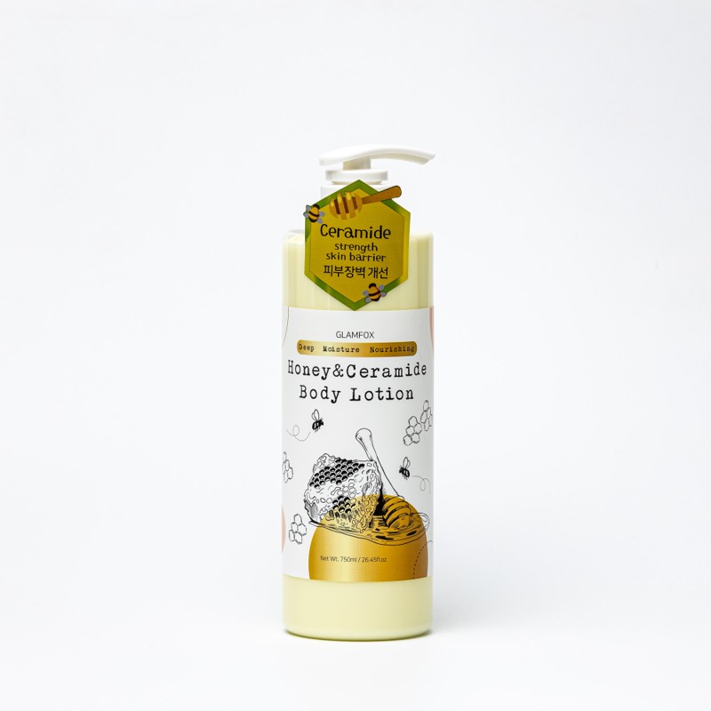 [GLAMFOX] Лосьон для тела МЁД И ЦЕРАМИДЫ Honey Ceramide Body Lotion, 750 мл