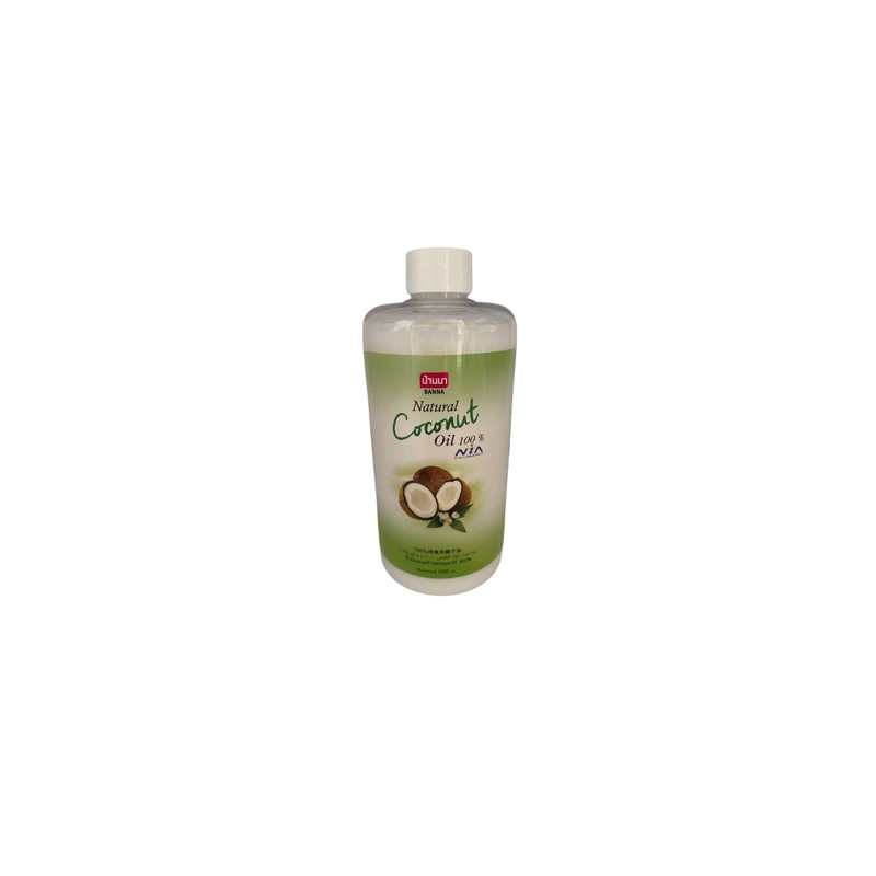 [BANNA] Масло КОКОСОВОЕ холодного отжима натуральное 100 % Coconut Oil, 500 мл