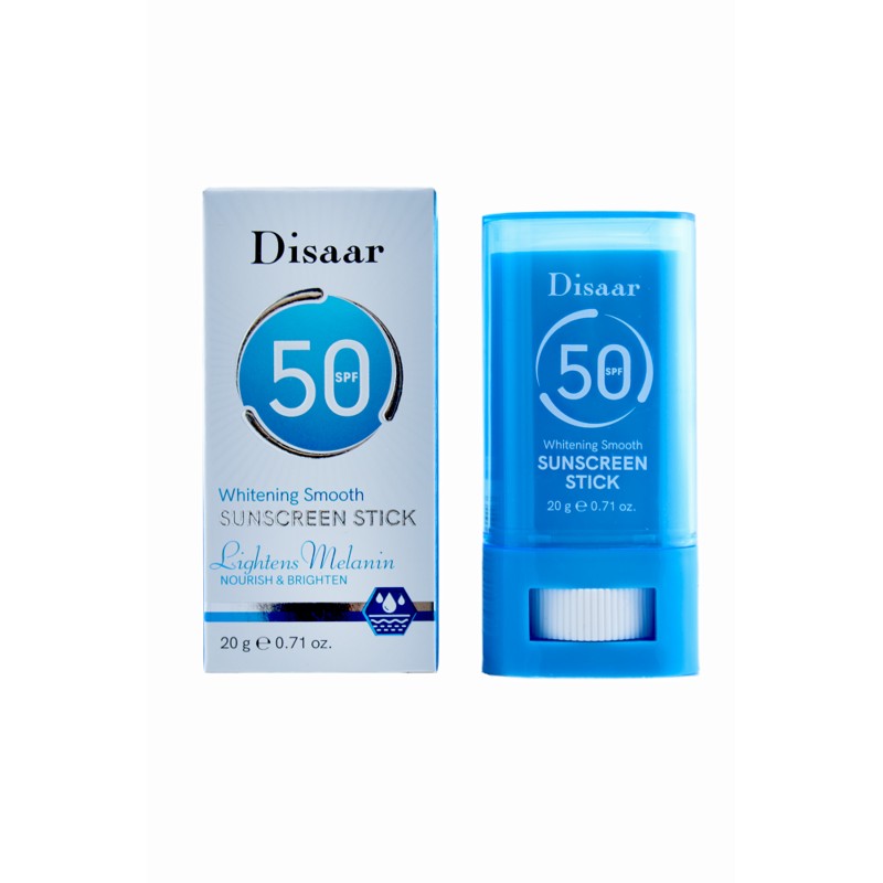 [DISAAR] Крем-стик для лица солнцезащитный ОСВЕТЛЯЮЩИЙ Whitening Smooth Sunscreen Stick SPF50, 20 гр