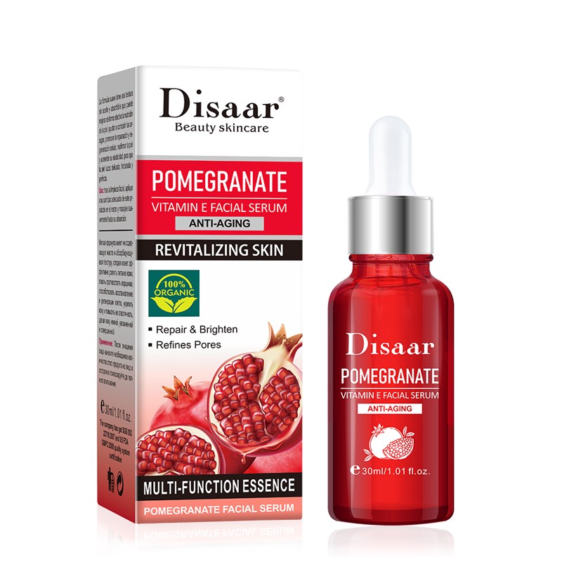 [DISAAR] Сыворотка для лица ЭКСТРАКТ ГРАНАТА И ВИТАМИН Е увлажняющая Pomegranate&Vitamin E Facial Serum, 30 м
