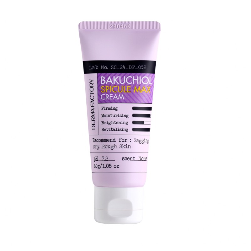 [DERMA FACTORY] Крем для лица МИКРОИГЛЫ 20 000 ppm + БАКУЧИОЛ Bakuchiol Spicule Max Cream, 30 мл