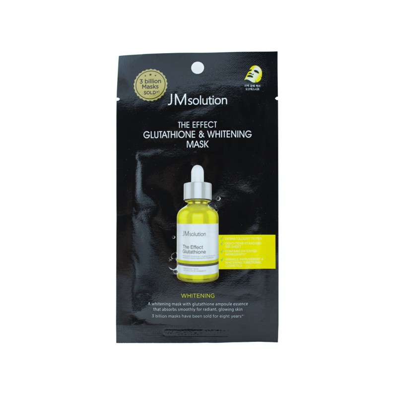 [JMSOLUTION] Маска для лица тканевая ГЛУТАТИОН The Effect Glutathione & Whitening Mask, 24 мл