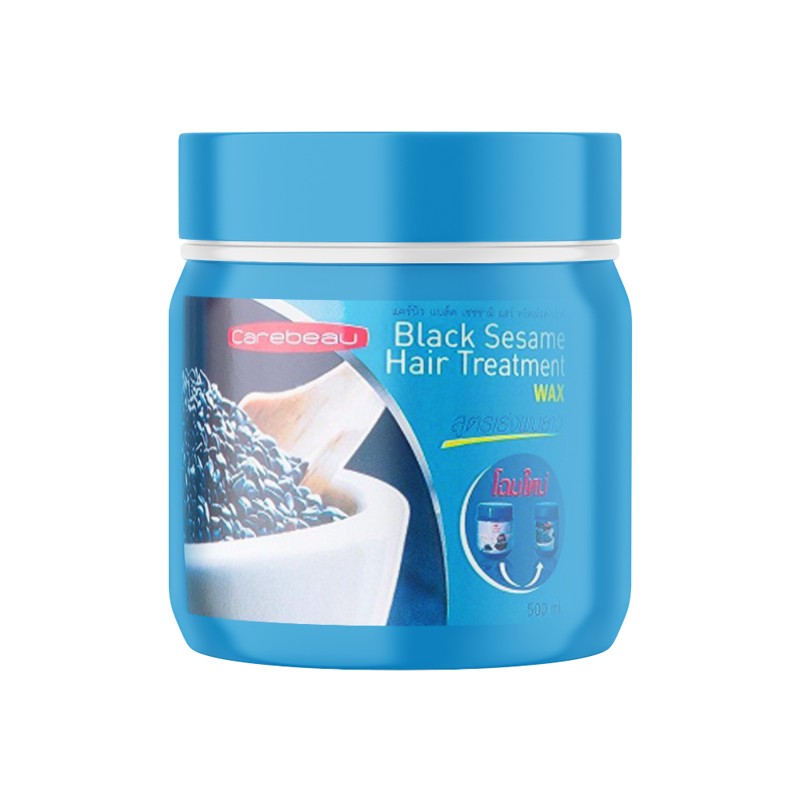 [CAREBEAU] Маска для волос с воском ЧЕРНЫЙ КУНЖУТ, 500 мл