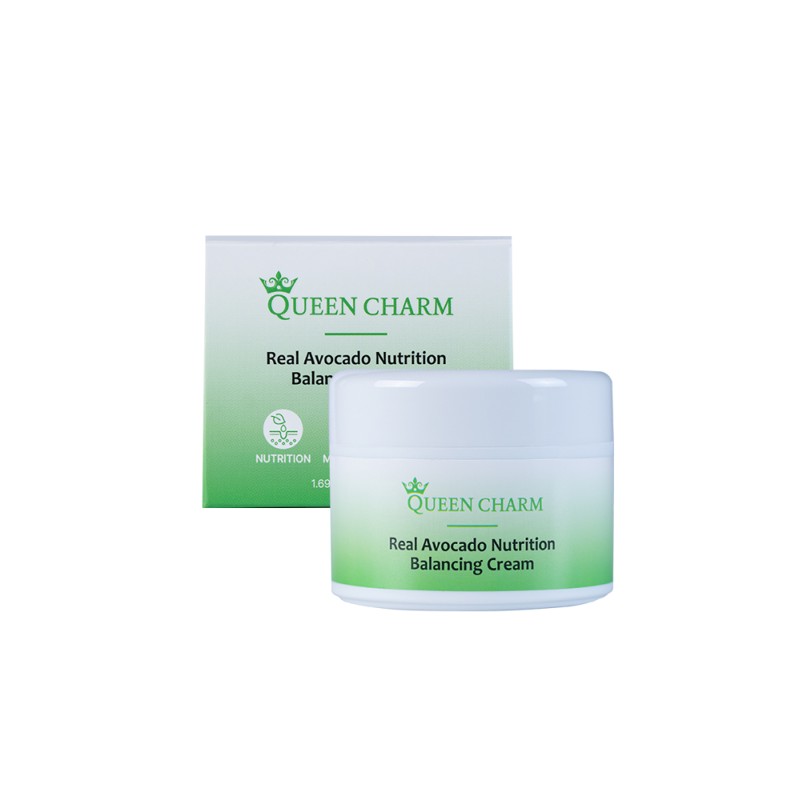 [QUEENCHARM] Крем для лица АВОКАДО питательный Real Avocado Nutrition Balancing Cream, 50 мл