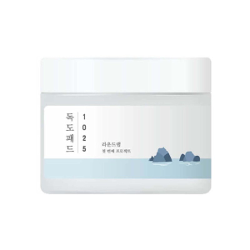 [ROUND LAB] Пэды для лица отшелушивающие МОРСКАЯ ВОДА Round Lab 1025 Dokdo Pad, 70 шт.