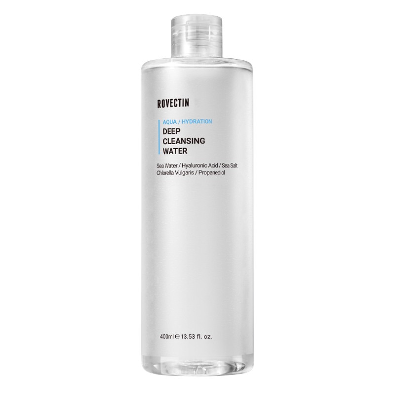 [ROVECTIN] Мицеллярная вода для лица ГЛУБОКОЕ ОЧИЩЕНИЕ Aqua Deep Cleansing Water, 400 мл