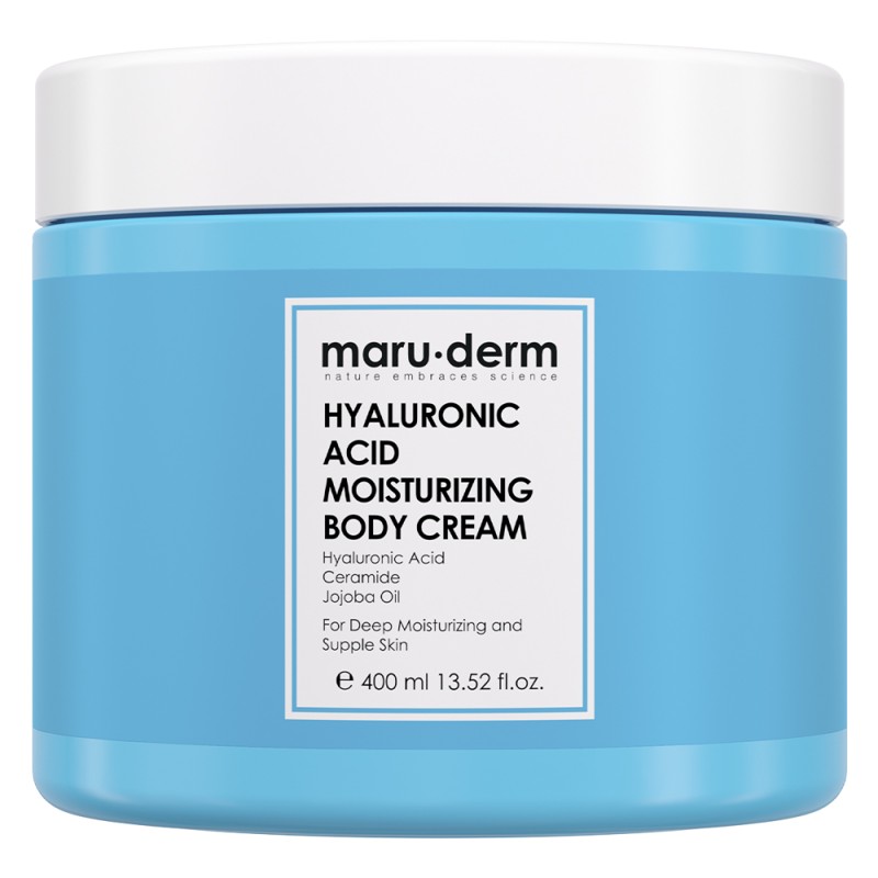 [MARU.DERM] Крем для тела увлажняющий ГИАЛУРОНОВАЯ КИСЛОТА Hyaluronic Acid Moisturizing Body Cream, 400 мл