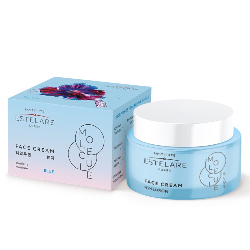 [INSTITUTE ESTELARE] Аквакрем для лица ЭКСПРЕСС УВЛАЖНЕНИЕ Blue Molecule, 50 мл