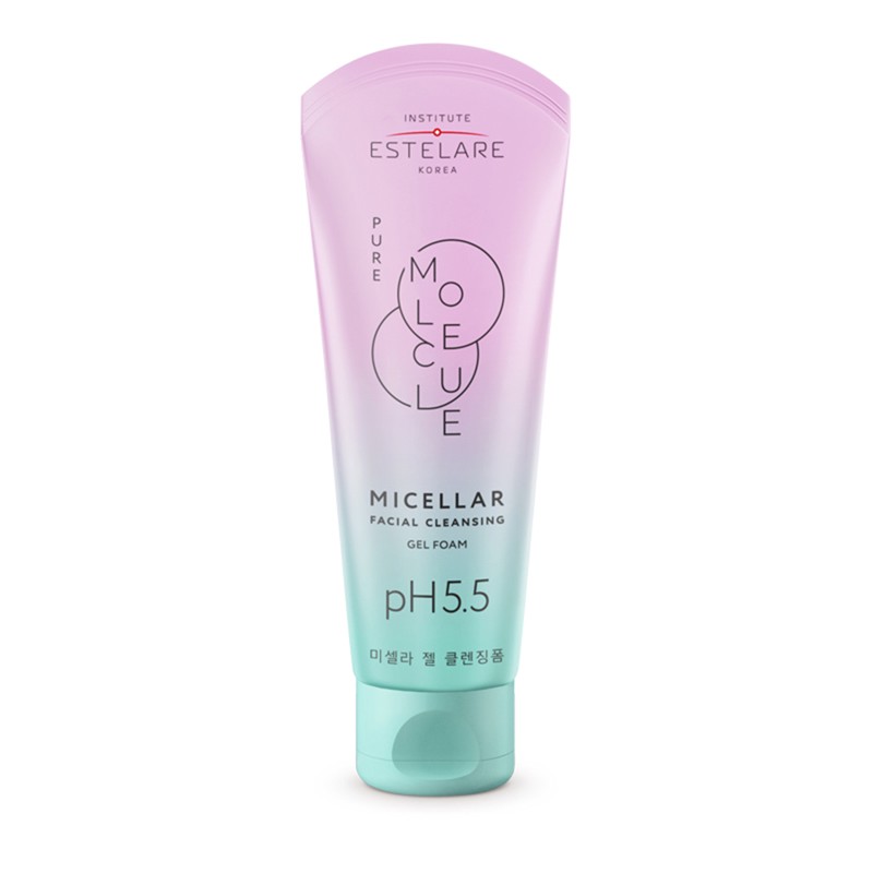[INSTITUTE ESTELARE] Гель-пенка для умывания лица МИЦЕЛЛЯРНАЯ с pH 5,5 Pure Molecule, 75 мл
