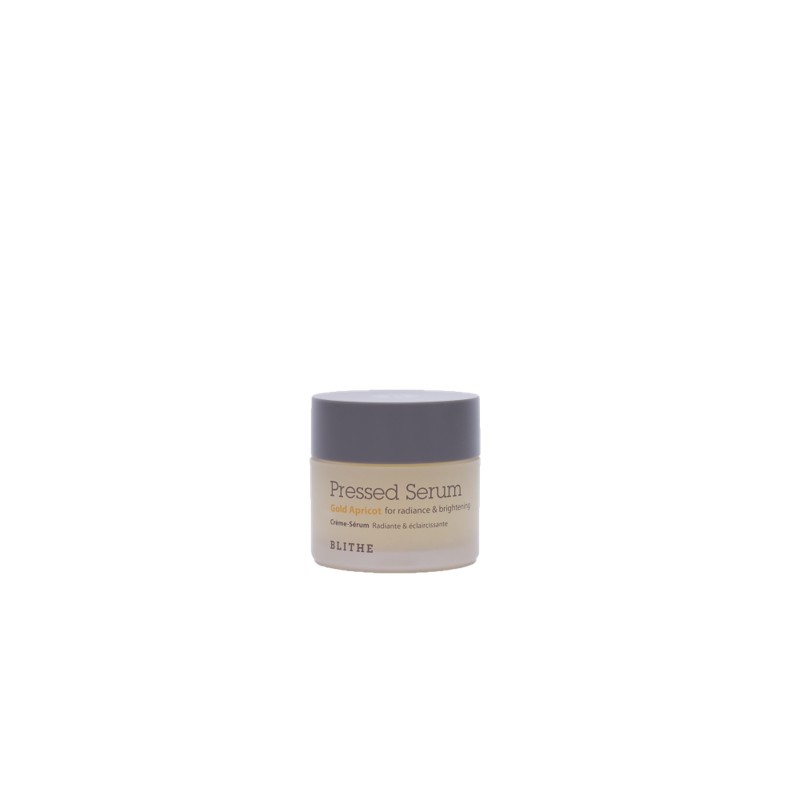 [BLITHE] Сыворотка-крем для лица спрессованная сияние ЗОЛОТОЙ АБРИКОС Gold Apricot, 27 мл