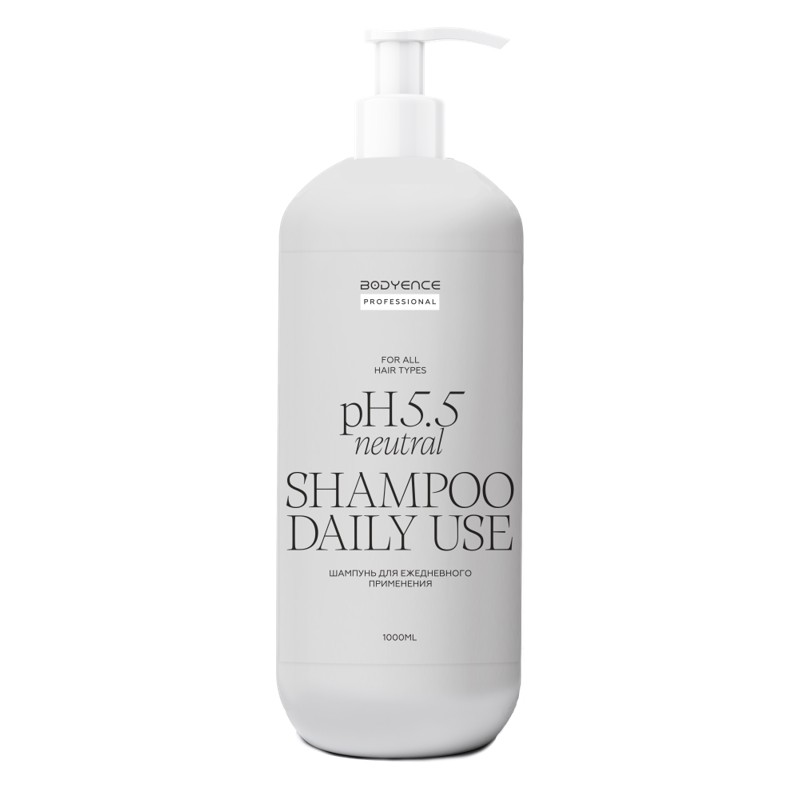 [BODYENCE] Шампунь для волос ЕЖЕДНЕВНЫЙ Shampoo Daily Use pH 5.5, 1000 мл