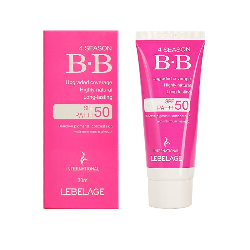 [LEBELAGE] BB крем для лица всесезонный СОЛНЦЕЗАЩИТНЫЙ ФАКТОР 4 Season BB Cream SPF50/PA+++, 30 мл