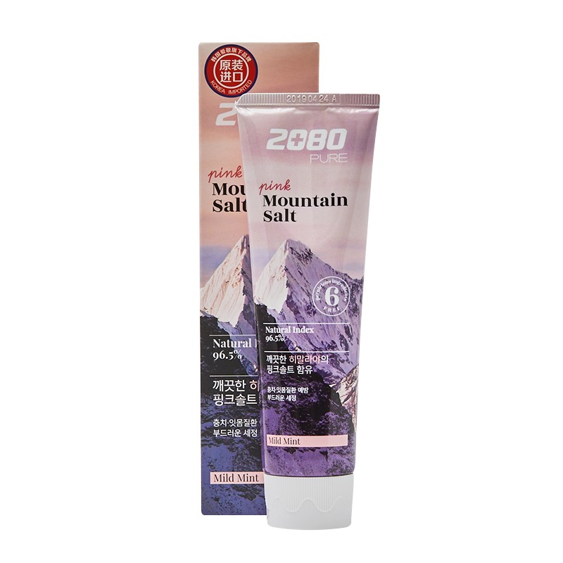 [DENTAL CLINIC 2080] Зубная паста РОЗОВАЯ ГИМАЛАЙСКАЯ СОЛЬ Pure Pink Mountain Salt Toothpaste Mild Mint, 120 гр