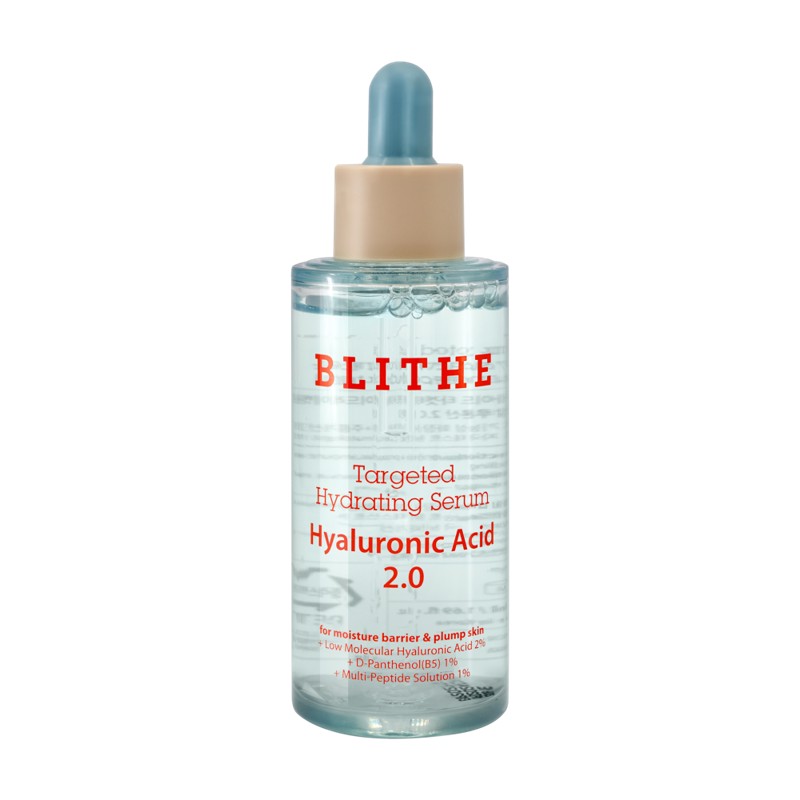[BLITHE] Сыворотка для лица увлажняющая ГИАЛУРОНОВАЯ КИСЛОТА Targeted Hydrating Serum Hyaluronic Acid 2.0, 50