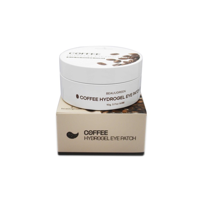 [BEAUUGREEN] Гидрогелевые патчи для глаз ЭКСТРАКТ КОФЕ Coffee Hydrogel Eye Patch, 60 шт