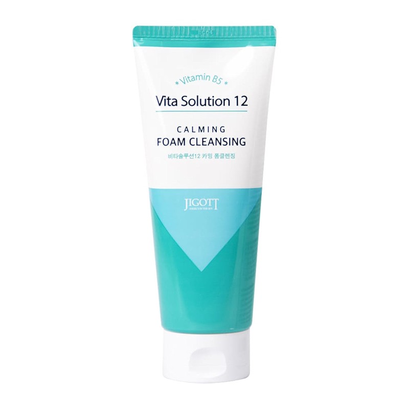 [JIGOTT] [JIGOTT] Пенка для умывания УСПОКАИВАЮЩАЯ Vita Solution 12 Calming Foam Cleansing, 180 мл