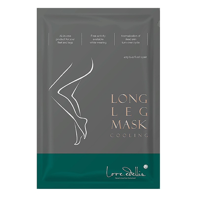 [LOVE.EDELLIS] Маска-сапожки для ног ОХЛАЖДАЮЩАЯ Long Leg Mask Cooling, 40 гр