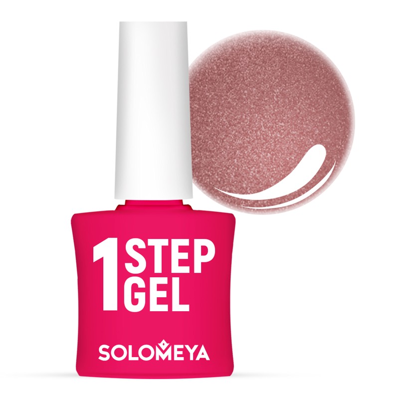[SOLOMEYA] Гель-лак для ногтей однофазный ДАЙКИРИ 40 Solomeya One Step Gel Daiquiri 40, 1 шт.