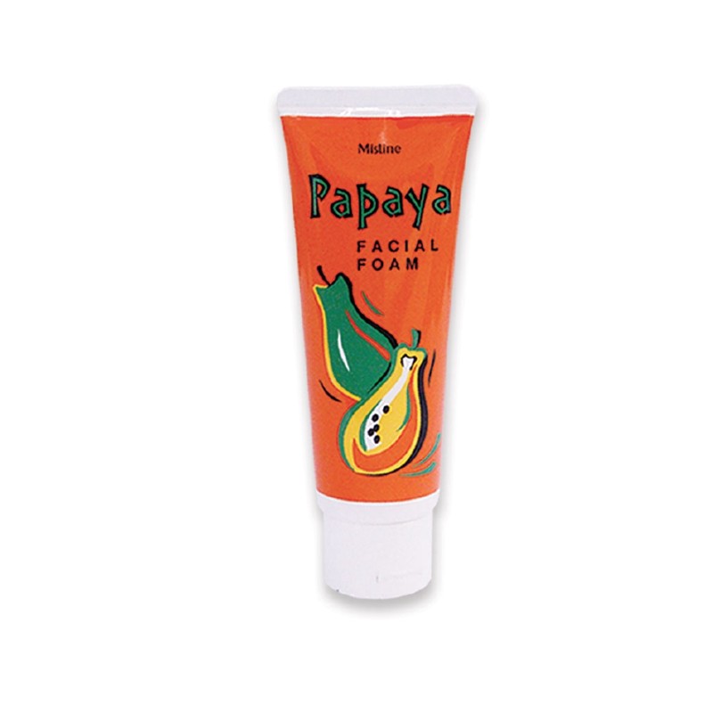 [MISTINE] Пенка для умывания с экстрактом Папайи Papaya Facial Foam, 100 гр