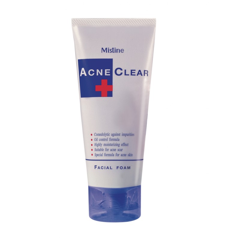 [MISTINE] Пенка для умывания от угрей и прыщей для проблемной кожи Acne Clear Facial Foam, 85 гр
