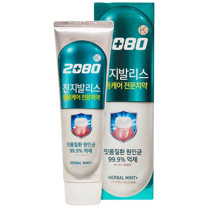 [DENTAL CLINIC 2080] Зубная паста КЕЙ ГОЛУБАЯ С ГИНКГО Key Herbal Mint Toothpaste, 120 гр