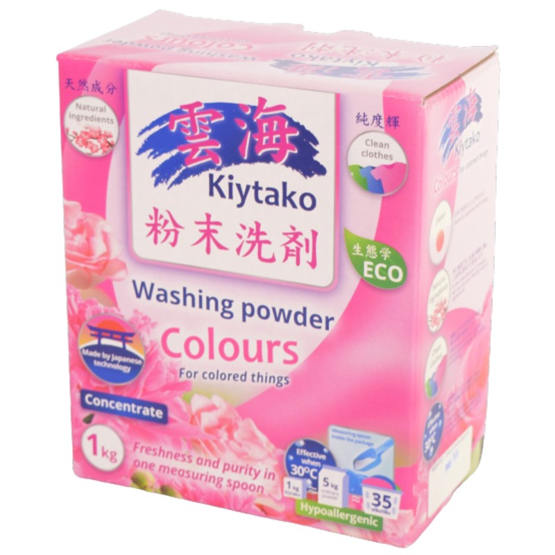 [KIYTAKO] Порошок для стирки ЦВЕТНОГО белья Washing Powder Colours For Colored Things, 1 кг