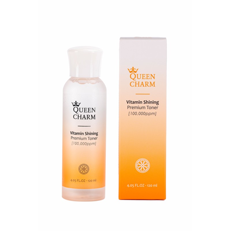 [QUEENCHARM] Тонер для лица ВИТАМИНЫ 10% для сияния кожи Vitamin Shining Premium Toner, 120 мл