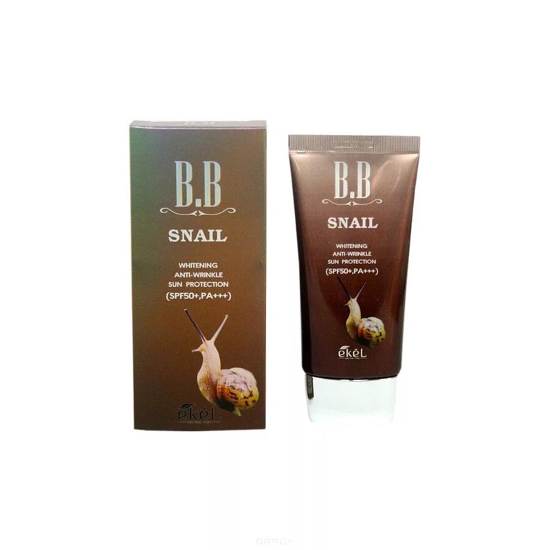 [EKEL] BB крем антивозрастной МУЦИН УЛИТКИ SNAIL BB CREAM SPF50/PA+++, 50 мл