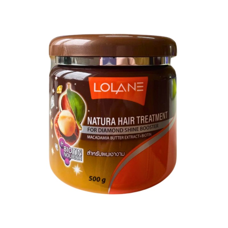 [LOLANE] Маска для лечения волос МАСЛО ОРЕХА МАКАДАМИИ Natura Hair Treatment Macadamia Butter Extract+Biotin,