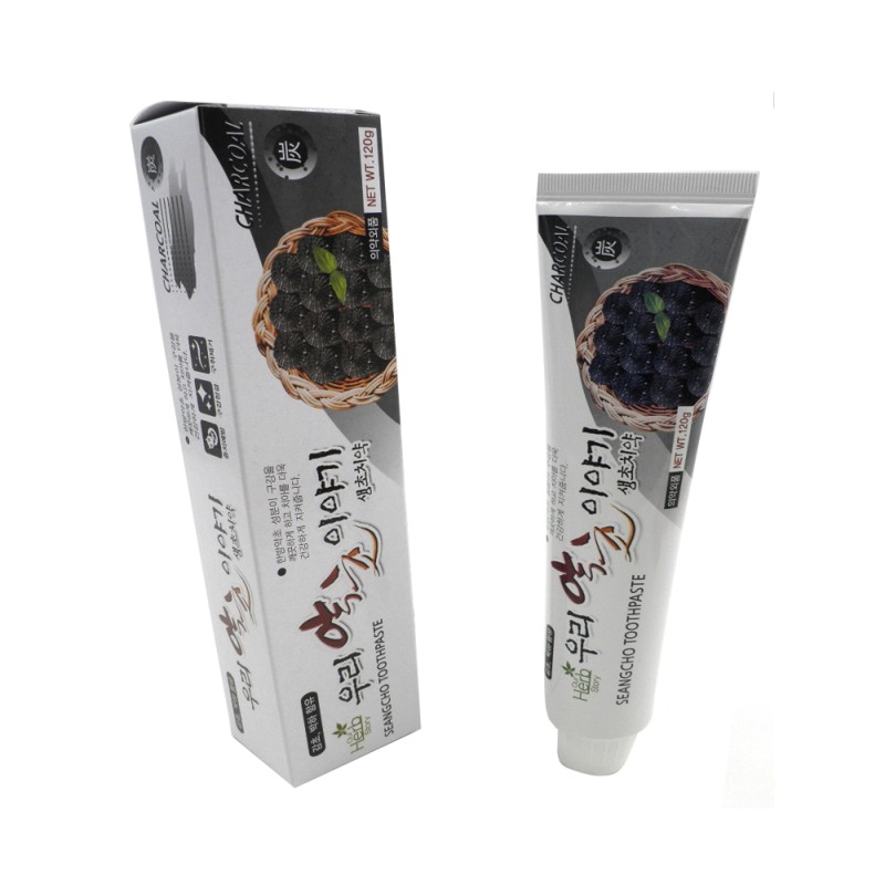 [OUR HERB STORY] Зубная паста БАМБУКОВЫЙ УГЛЬ Charcoal Toothpaste, 120 г