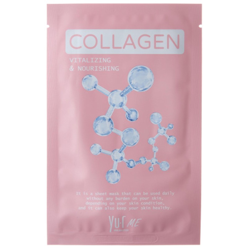 [YU.R] Маска для лица тканевая КОЛЛАГЕН Me Collagen Sheet Mask, 1 шт