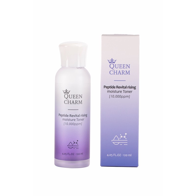 [QUEENCHARM] Тонер для лица ПЕПТИДЫ 1% увлажняющий Peptide Revital Rising Moisture Toner, 120 мл