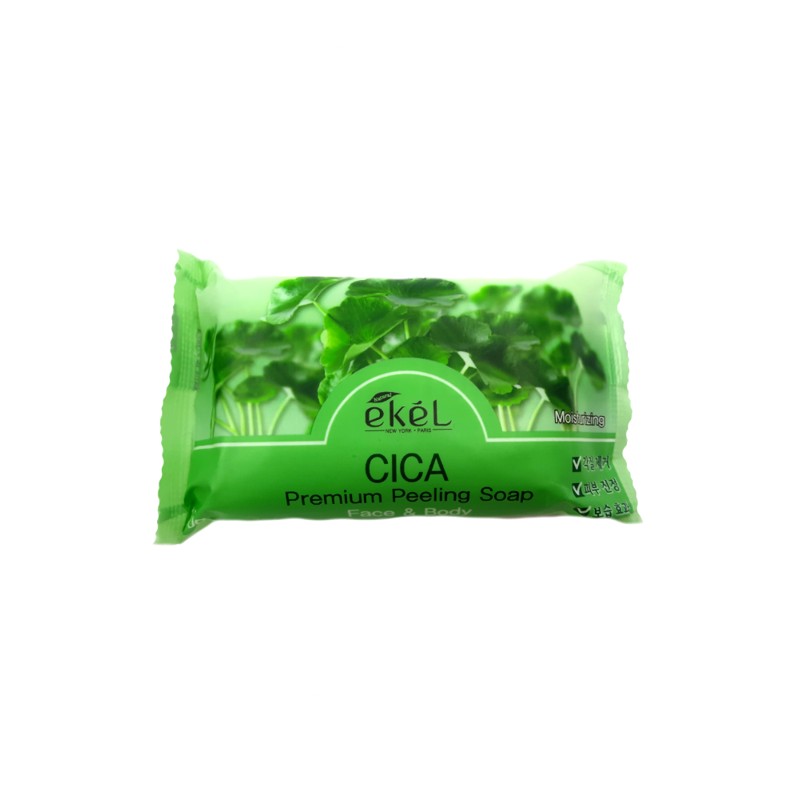 [EKEL] Мыло-скраб для лица и тела ЦЕНТЕЛЛА АЗИАТСКАЯ Premium Peeling Soap Cica, 150 г