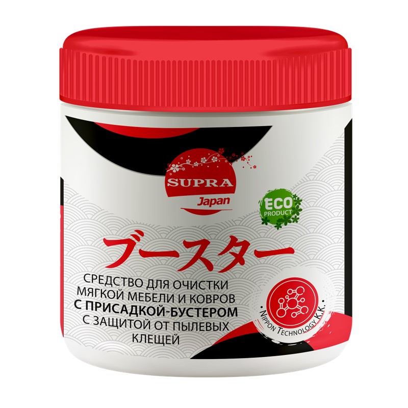 [SUPRA] Средство для очистки КОВРОВ И МЯГКОЙ МЕБЕЛИ с присадкой-бустером, 500 г