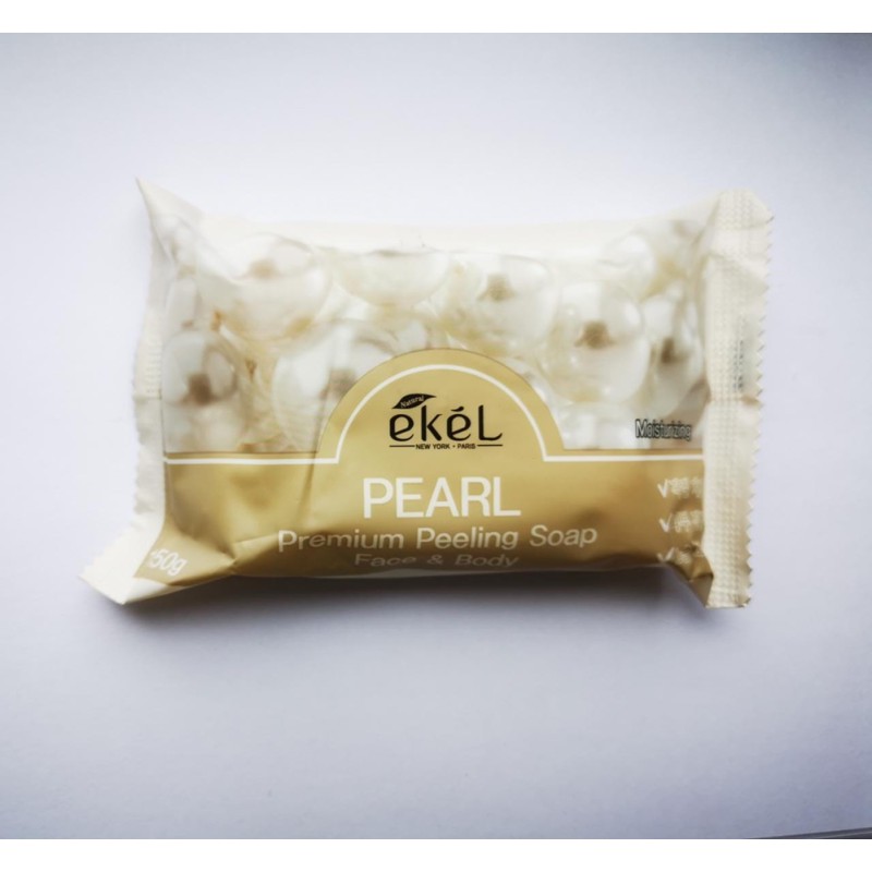 [EKEL] Мыло-скраб для лица и тела ЖЕМЧУГ Premium Peeling Soap Pearl, 150 г