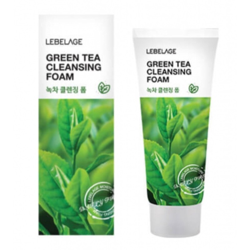 [LEBELAGE] Пенка для умывания ЗЕЛЕНЫЙ ЧАЙ Green Tea Cleansing Foam, 100 мл